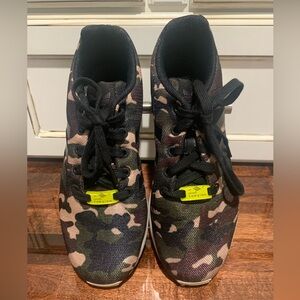 Adidas Torsion ZX Flux Camo Pring Running Shoes Athletic Sneakers Size 5